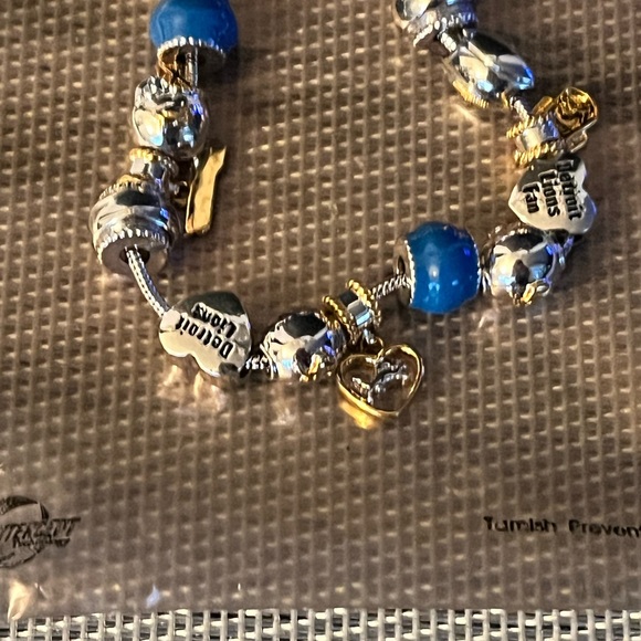 NFL DETROIT LIONS PRE-LOVED BRACELET CHARM FROM THE BRADFORD EXCHANGE - Picture 9 of 17